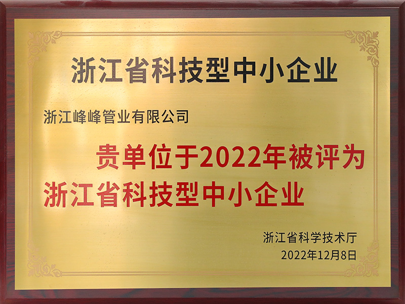 Provincia de Zhejiang Ciencia y Tecnología Pequeñas y Medianas Empresas